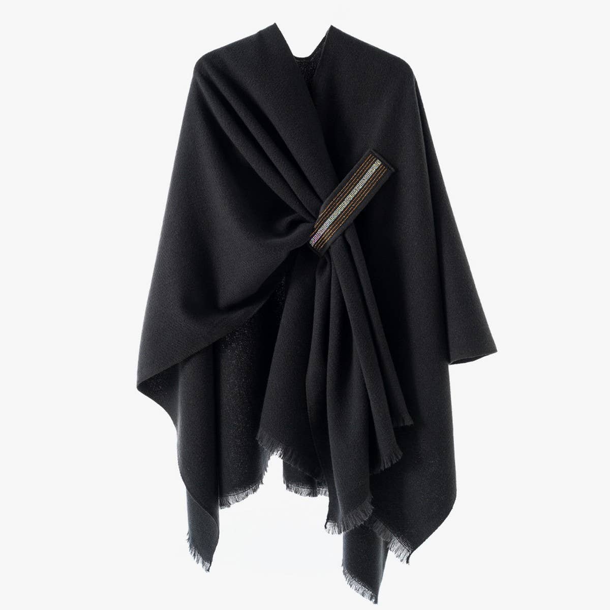 NEW STYLE DIAMOND SHAWL DESIGN SOLID COLOR SHAWL_CWMS1156