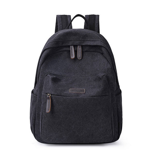 ANTI-THEFT VERSATILE BACK-TO-SCHOOL CANVAS BACKPACK_CWAB2204