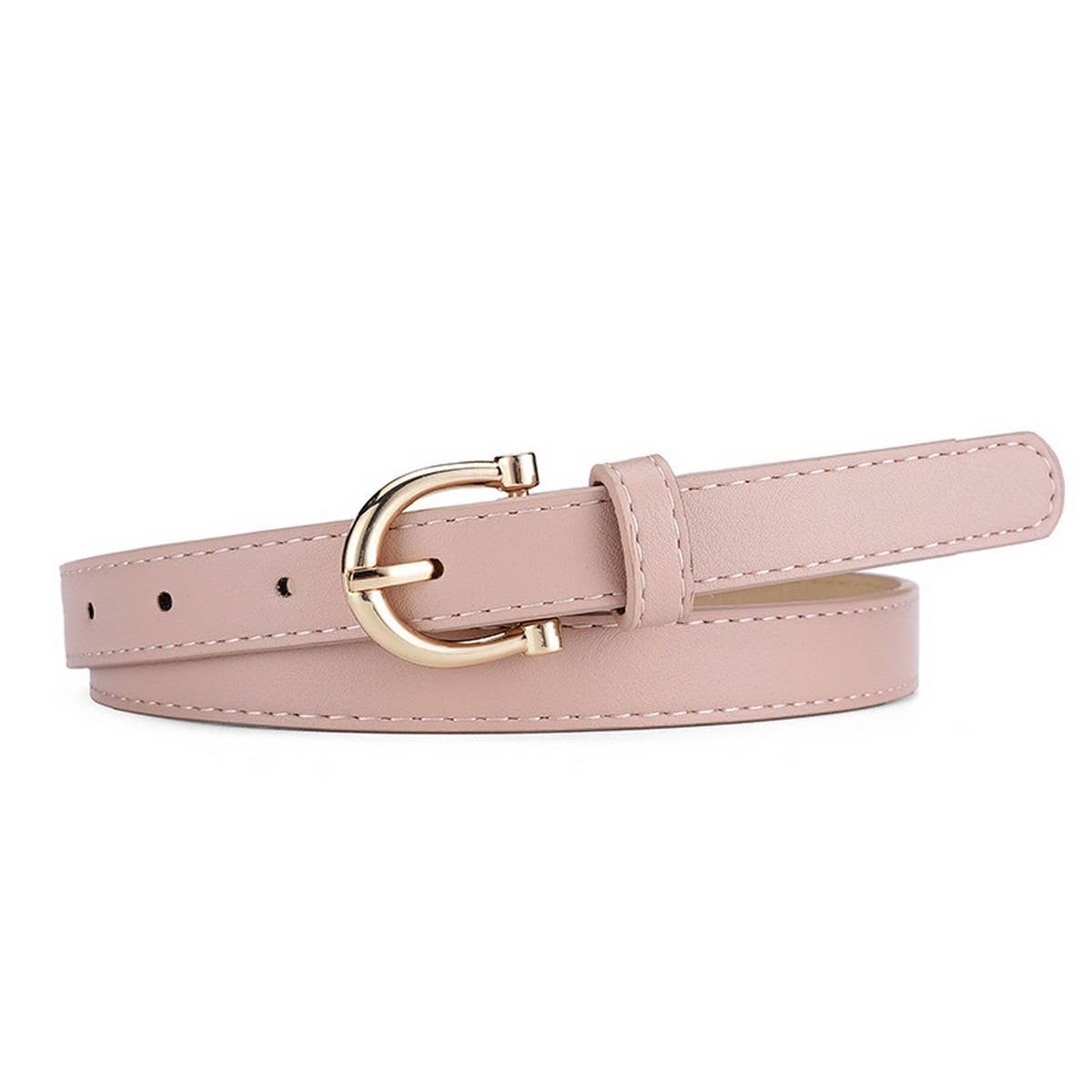 CWABE01253_THIN LEATHER BELT FOR WOMEN JEANS DRESS OUTFIT