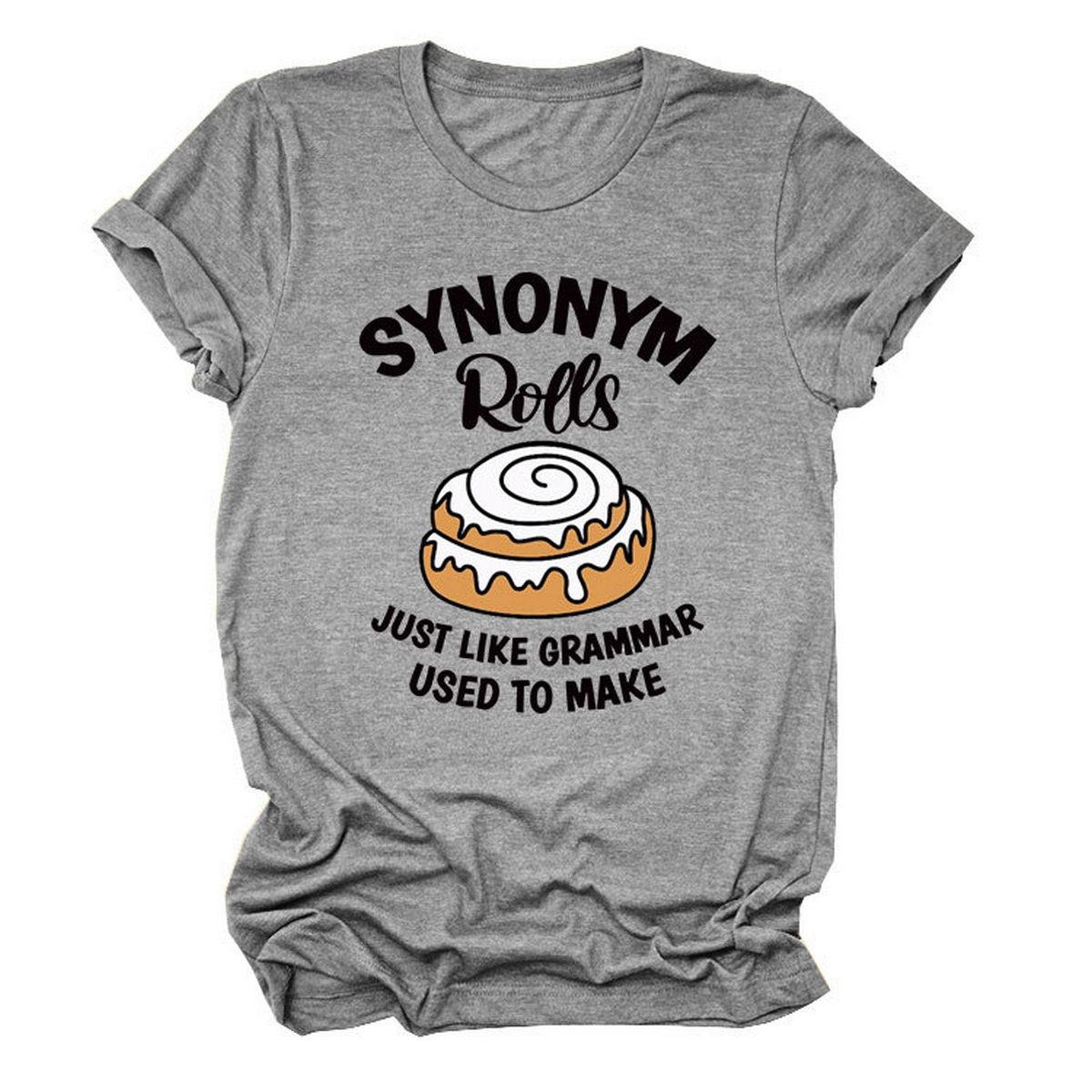 Loose Fit Women¡¯s T-Shirt with Cute Graphic