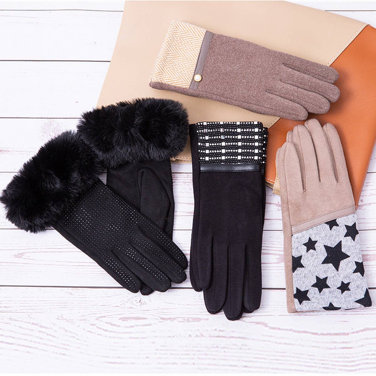 WOMEN'S TOUCH SCREEN WINTER WARM GLOVES_CWMM1553