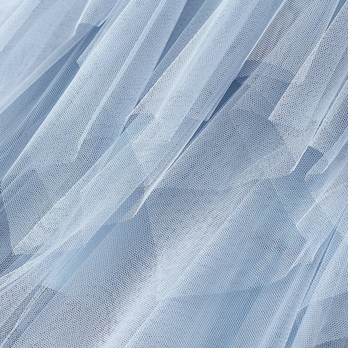 10 COLORS ELASTIC WAIST TIERED TULLE MESH SKIRT_CWBLS0396