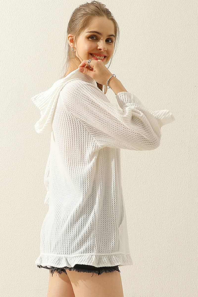 CWOHOL427-P_PLUS SIZE HOODIE KNIT SWEATER WITH POCKET