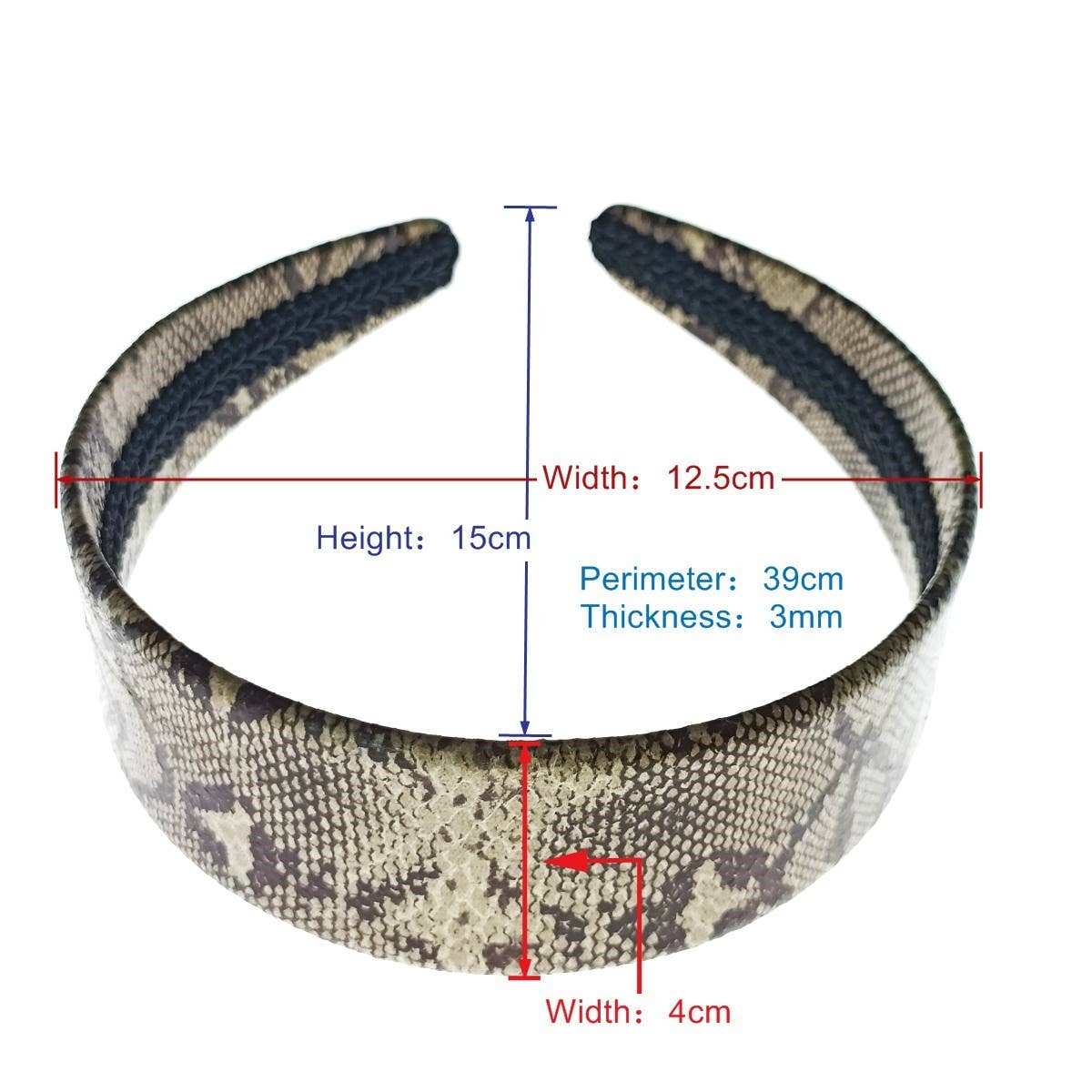 New Elegant Sexy Leopard & Snake PU Headband
