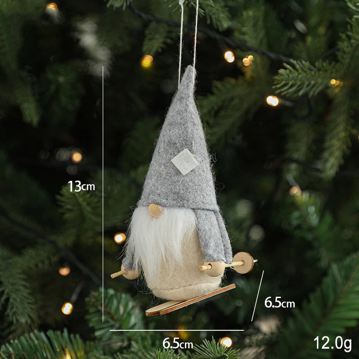 Fabric Santa & Rudolph Doll Holiday Decoration_CWMM9685