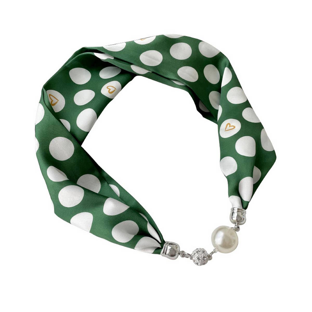 Magnetic Silk Scarf Necklace ? Elegant Neck Wrap