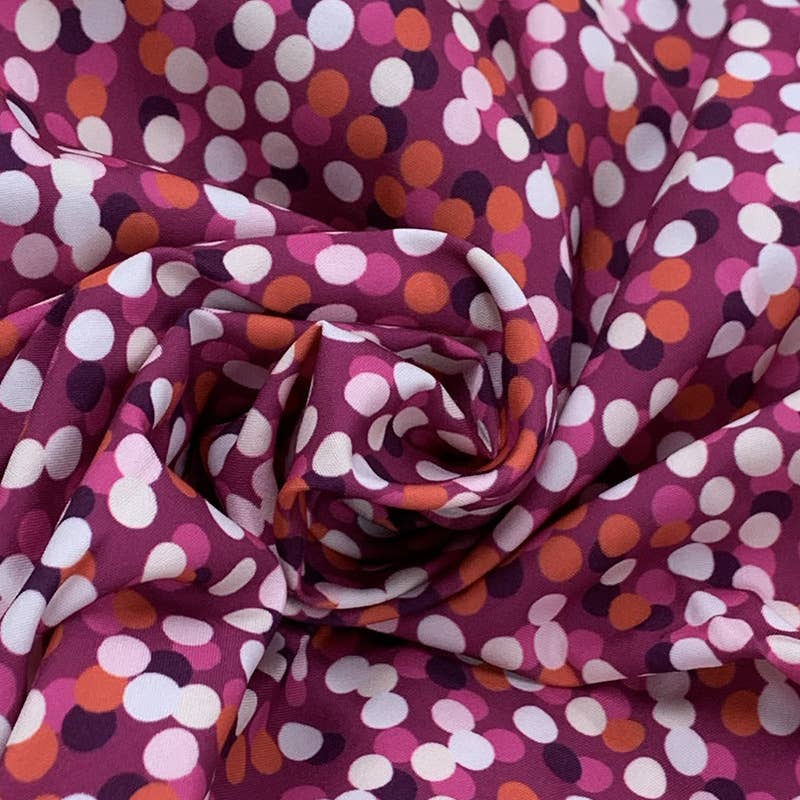 PRINTED LONG-SLEEVED LAPEL LACE-UP DRESS