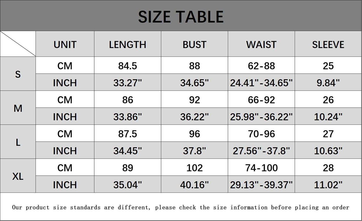 Dress with sloping shoulders and waist