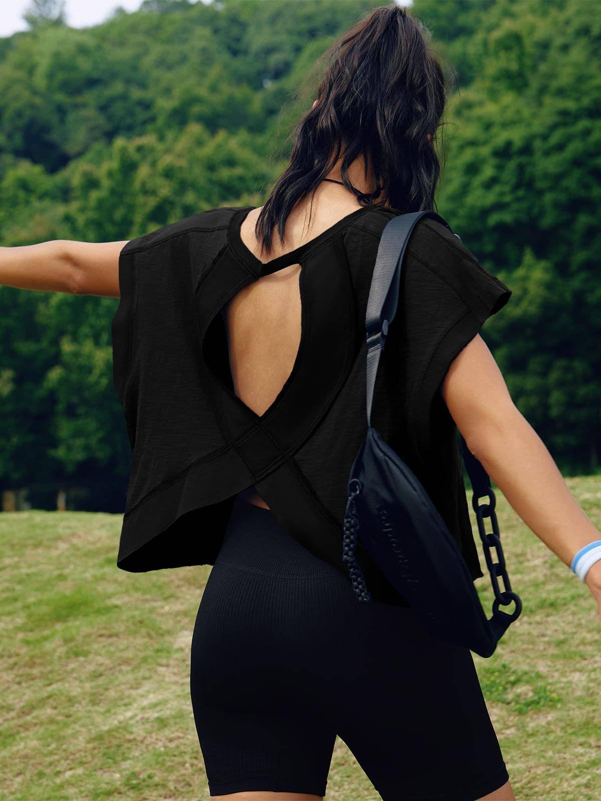 WOMEN'S BACK SPORTS YOGA TOP