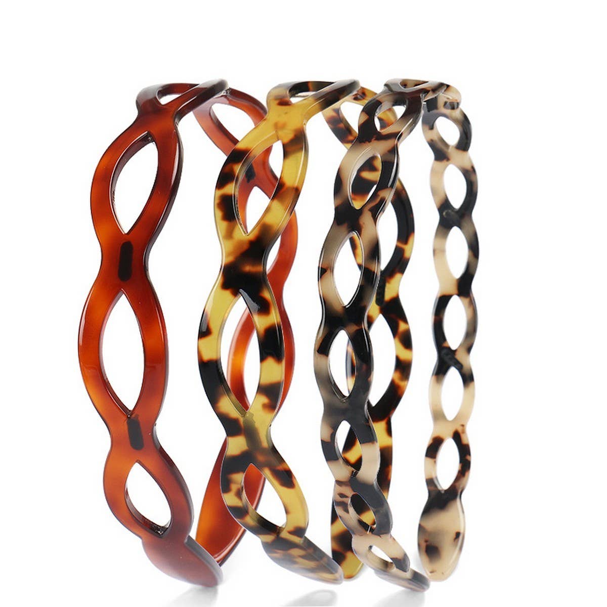 ACETATE HOLLOW WAVE HEADBAND HAIRPIN_CWAHA4375