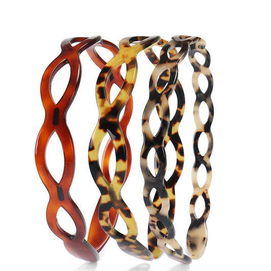 ACETATE HOLLOW WAVE HEADBAND HAIRPIN_CWAHA4375