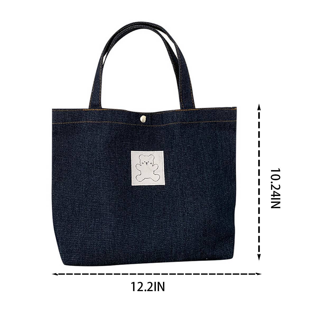 TOTE BAGS WITH EXQUISITE DENIM_CWAB2052