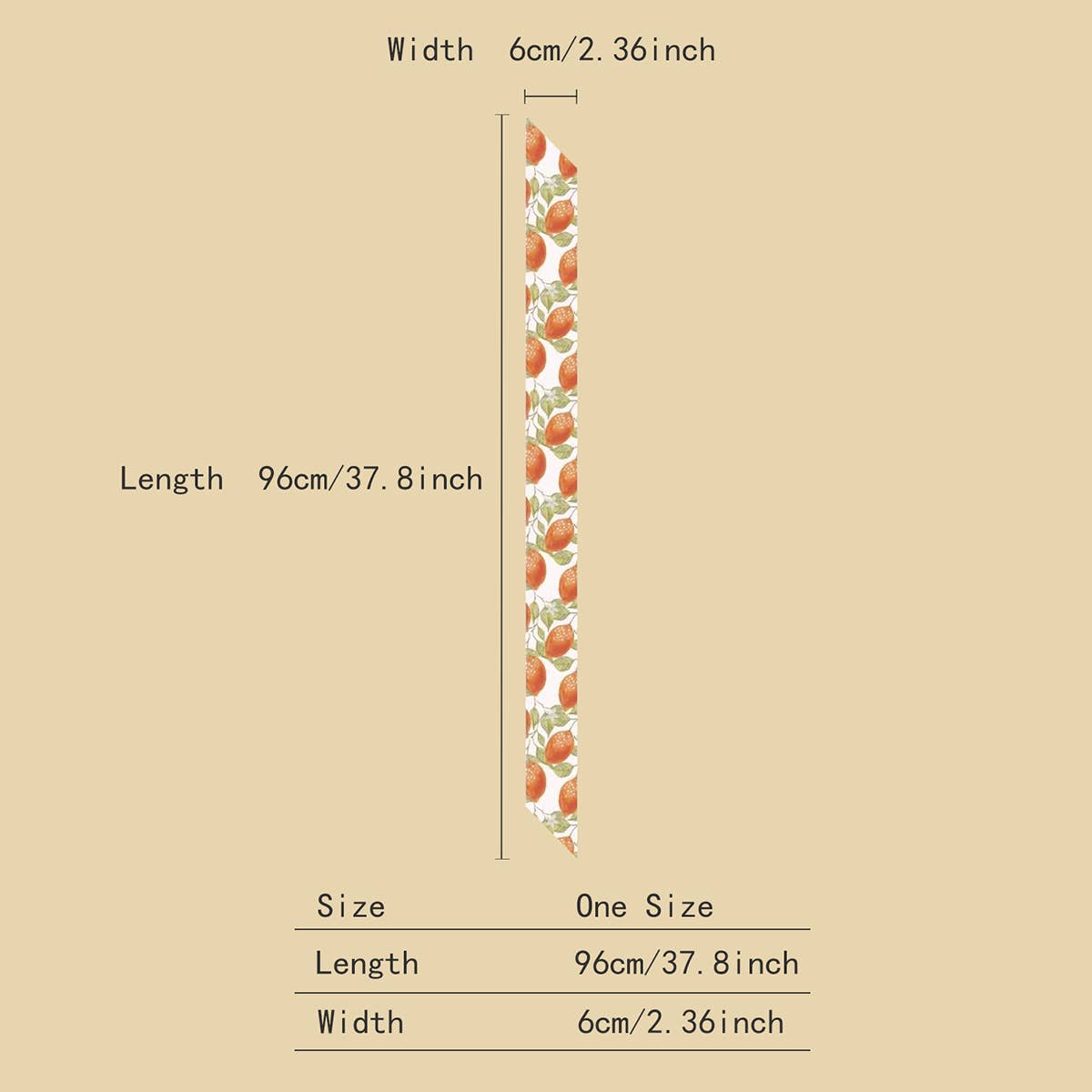 Floral Letter Twilly Scarf for Hair or Bag