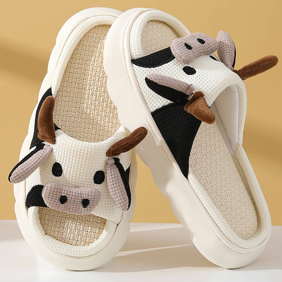 HOME CUTE CARTOON NON-SLIP SLIPPERS