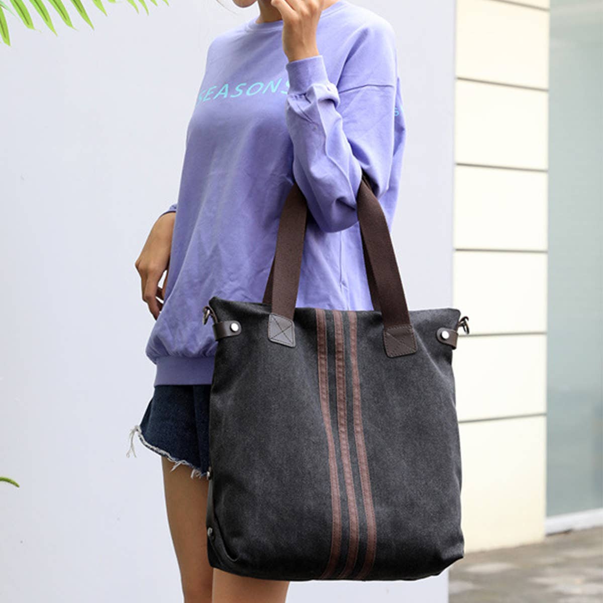 WOMEN FASHION TRAVEL LARGE CAPACITY TOTE BAG_CWAB1295