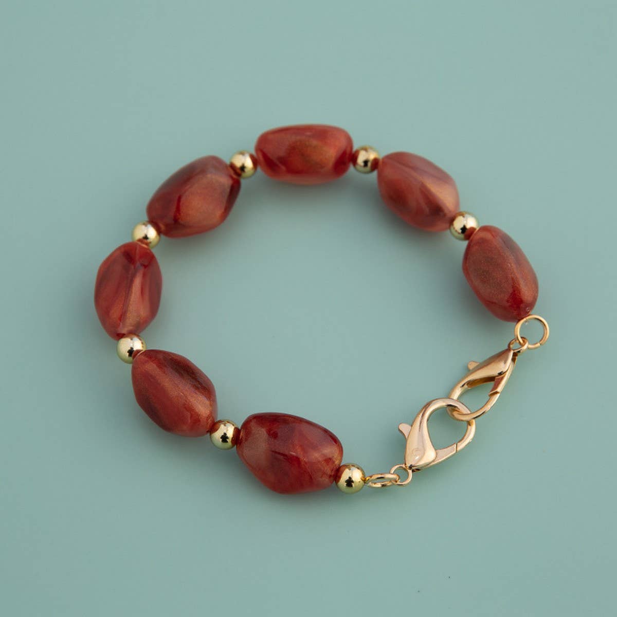 11.81in" Irregular Acrylic Stone Chain Bag Strap_CWMM5063