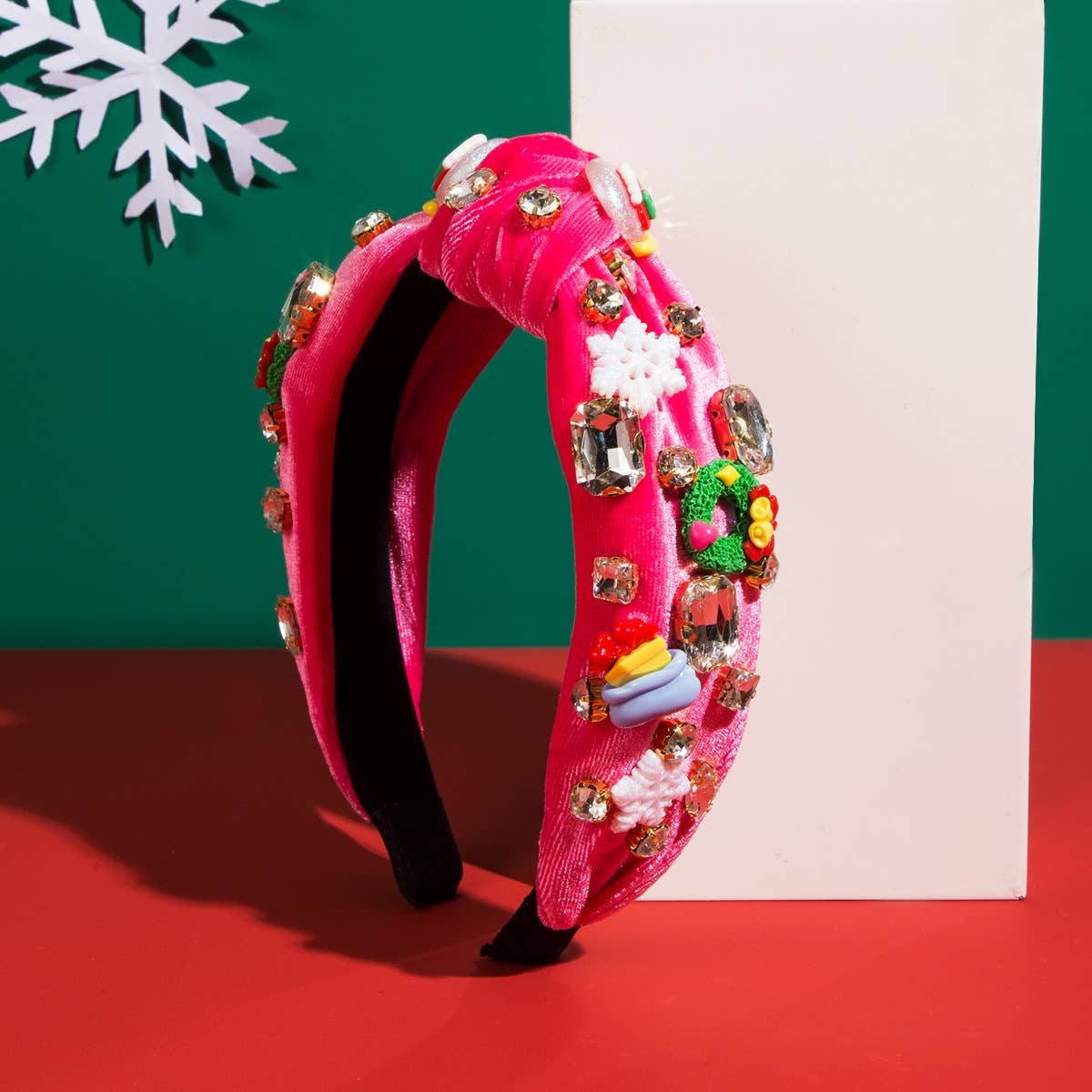 CHRISTMAS HEADBAND HIGH QUALITY FLANNELETTE