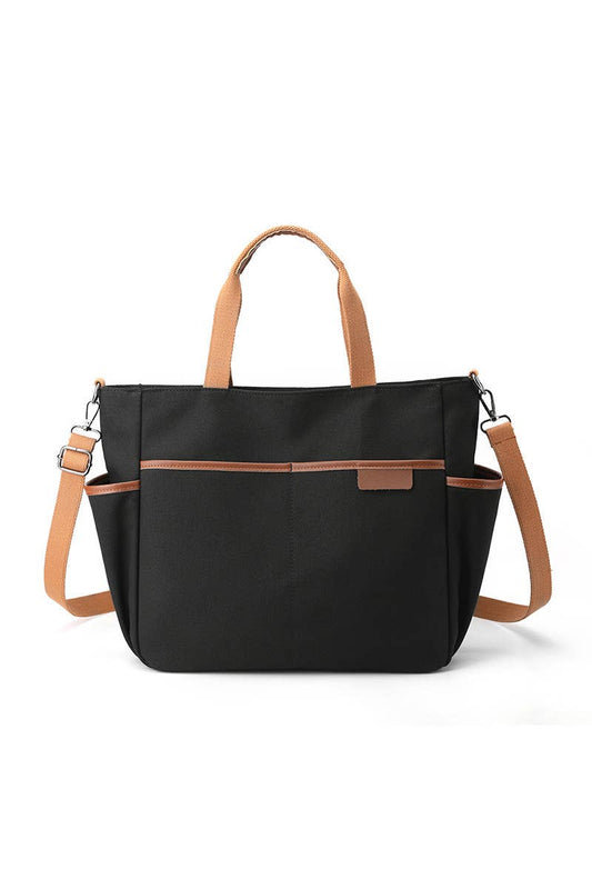 STORAGE POCKET LARGE CANVAS MESSENGER BAG_CUAB0099