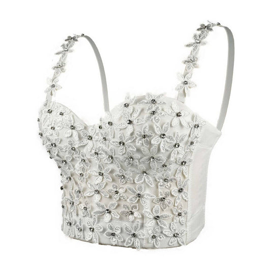 DIAMOND FLOWER HIGH-END PURE HERRINGBONE CORSET