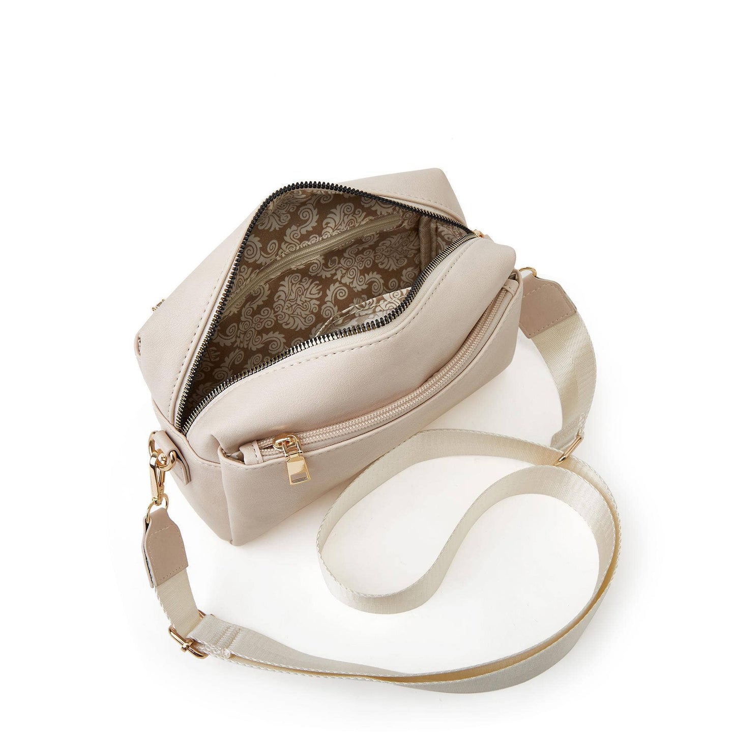 Zipper water-resistant PU single-shoulder bag