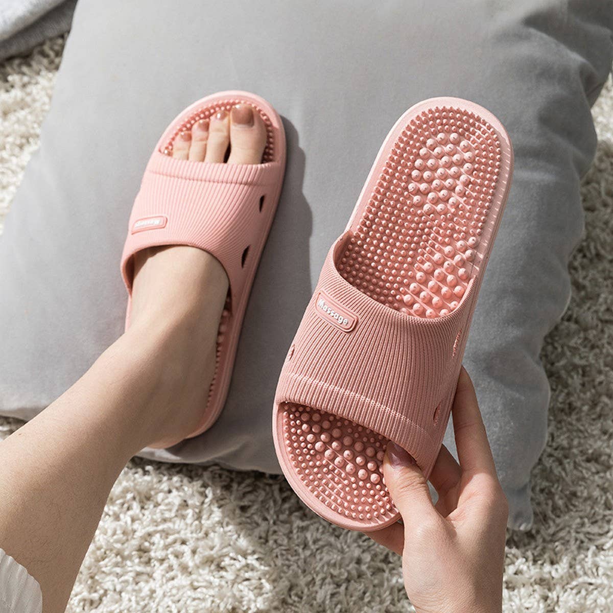HOME SOFT SOLE ANTI-MASSAGE SLIPPERS