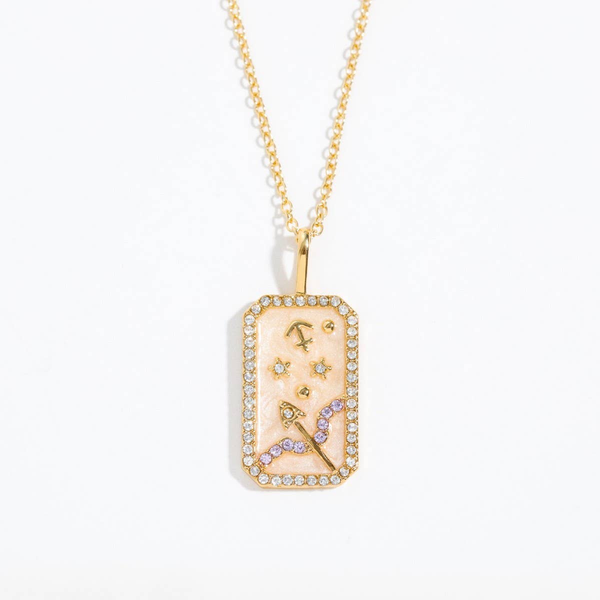 NEW CREATIVE 12 CONSTELLATIONS ZIRCON NECKLACE