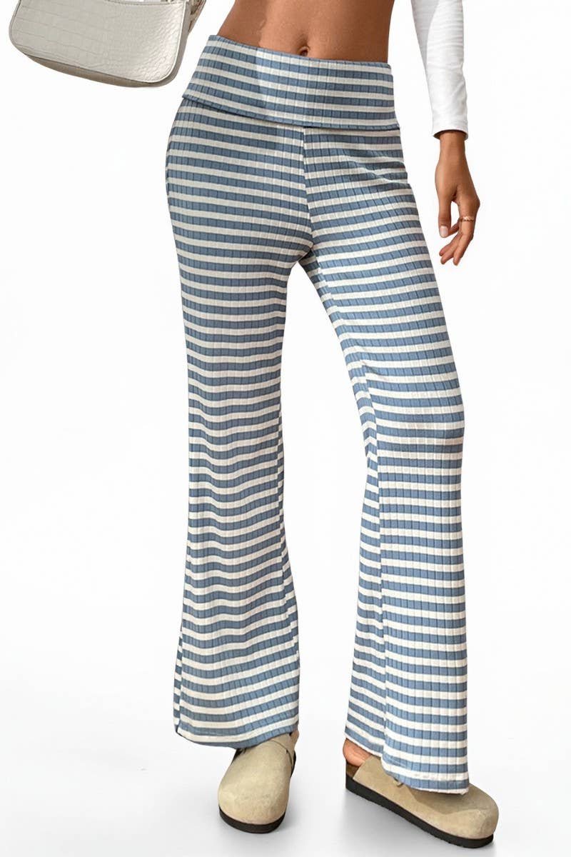 CWBLP00970_CASUAL STRAIGHT-LEG STRIPED LOUNGE PANTS