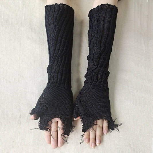 MID-LENGTH SOLID COLOR UNISEX GLOVES