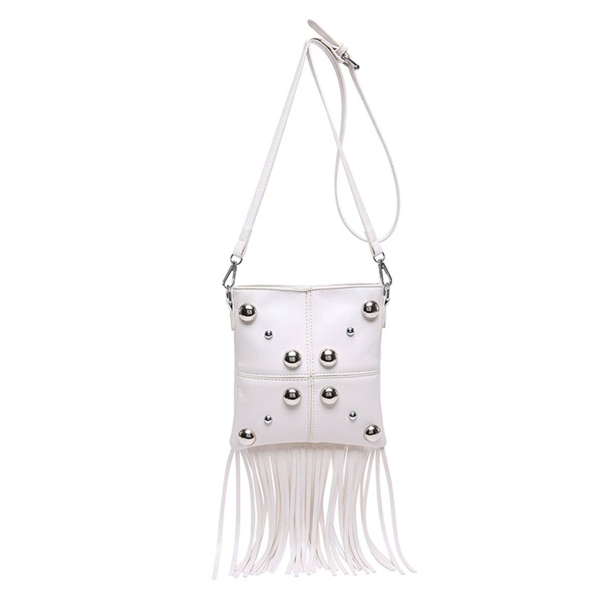 Personalized tassel trendy crossbody square bag