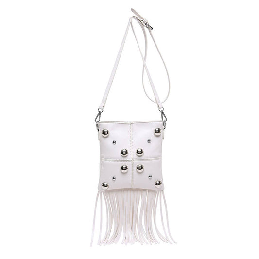 Personalized tassel trendy crossbody square bag