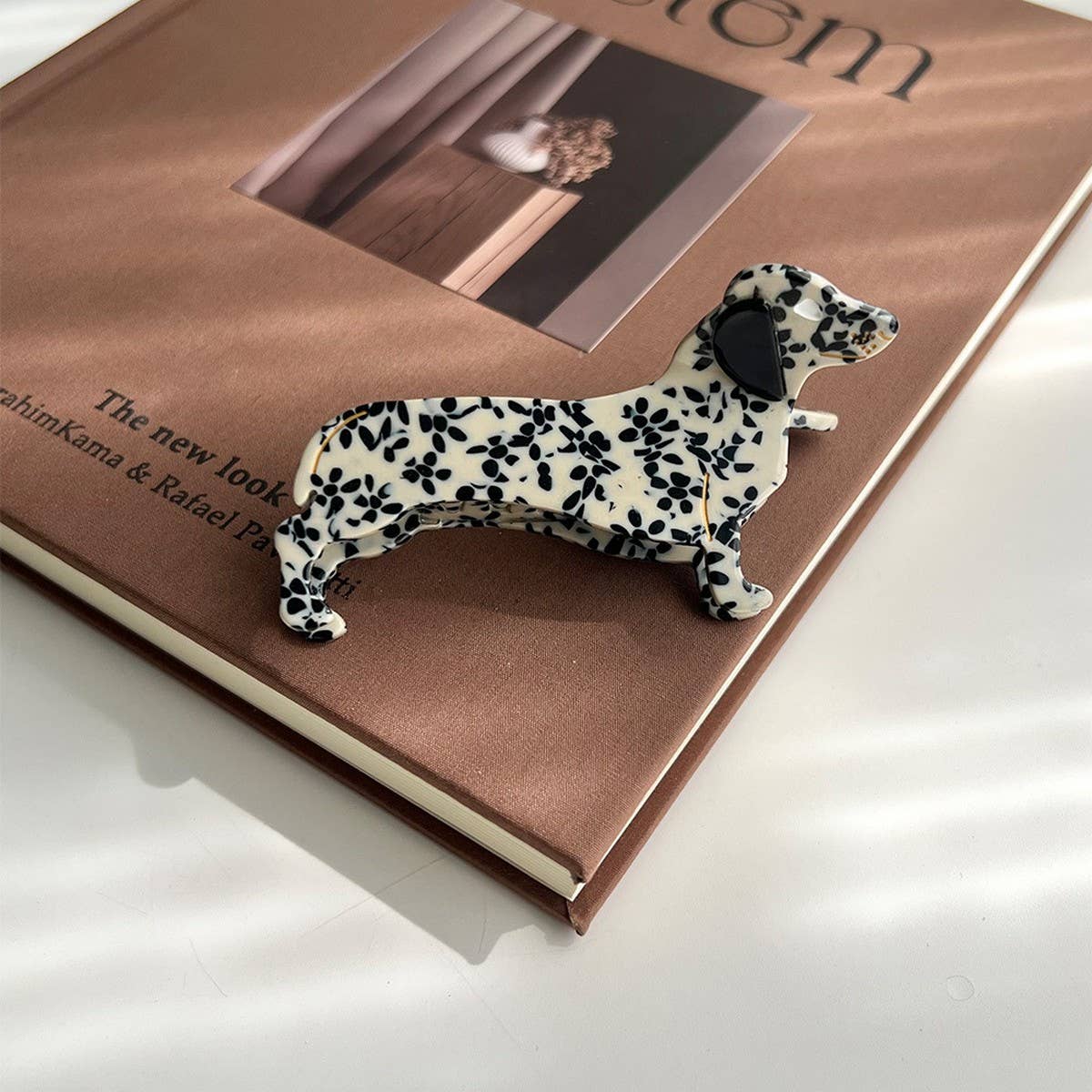 Dachshund Dog Acetate Hair Claw Clip for Girls