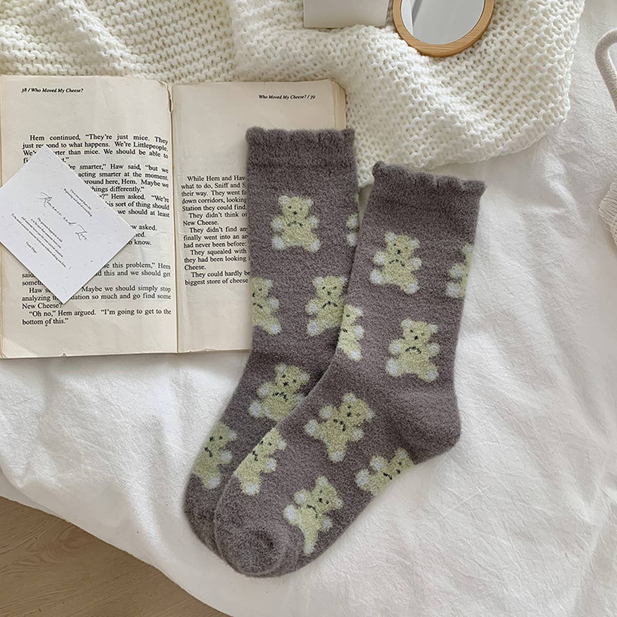 CUTE CARTOON THICK WARM BEAR SOCKS