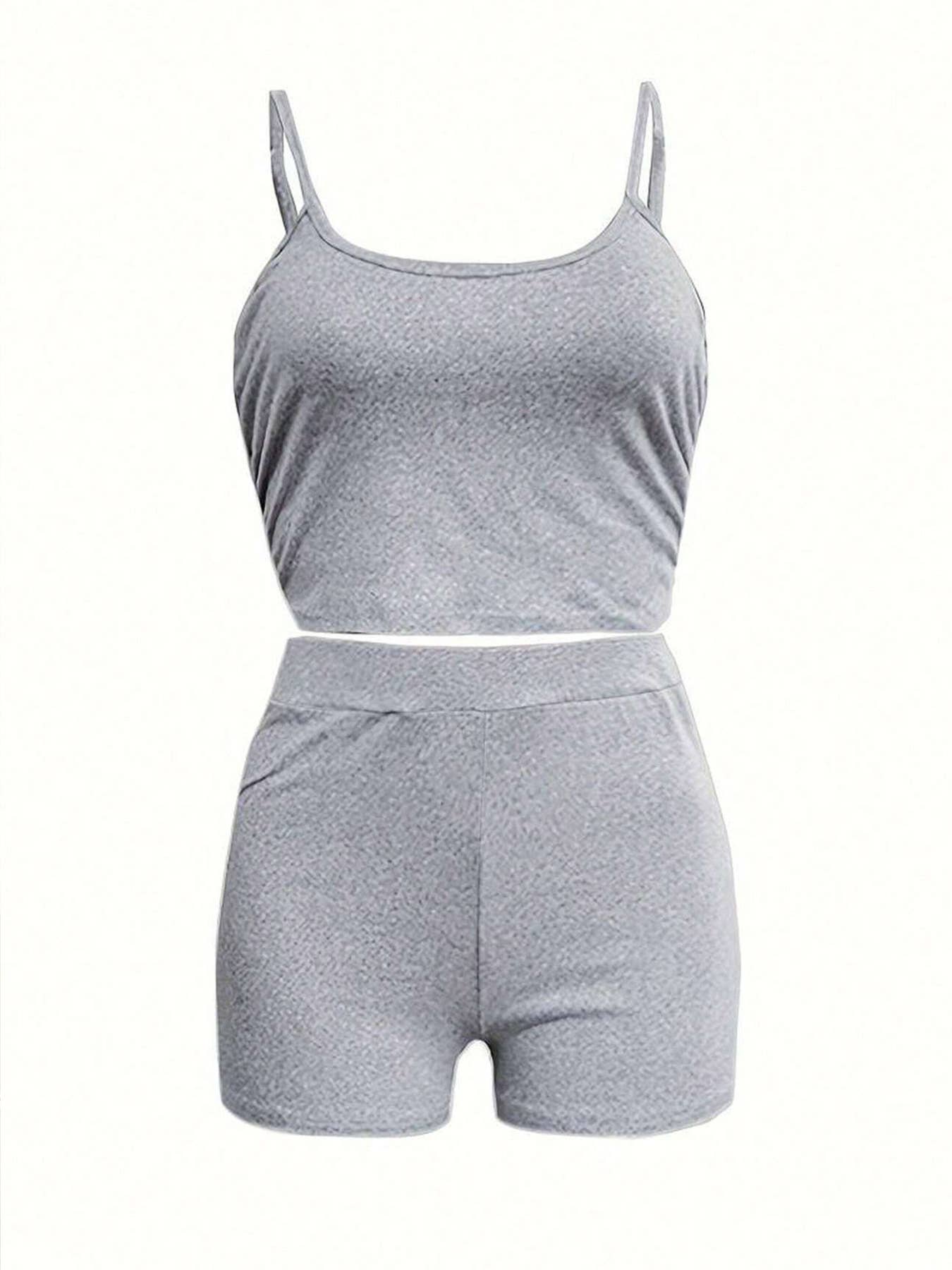 Sexy comfortable camisole short two-piece set
