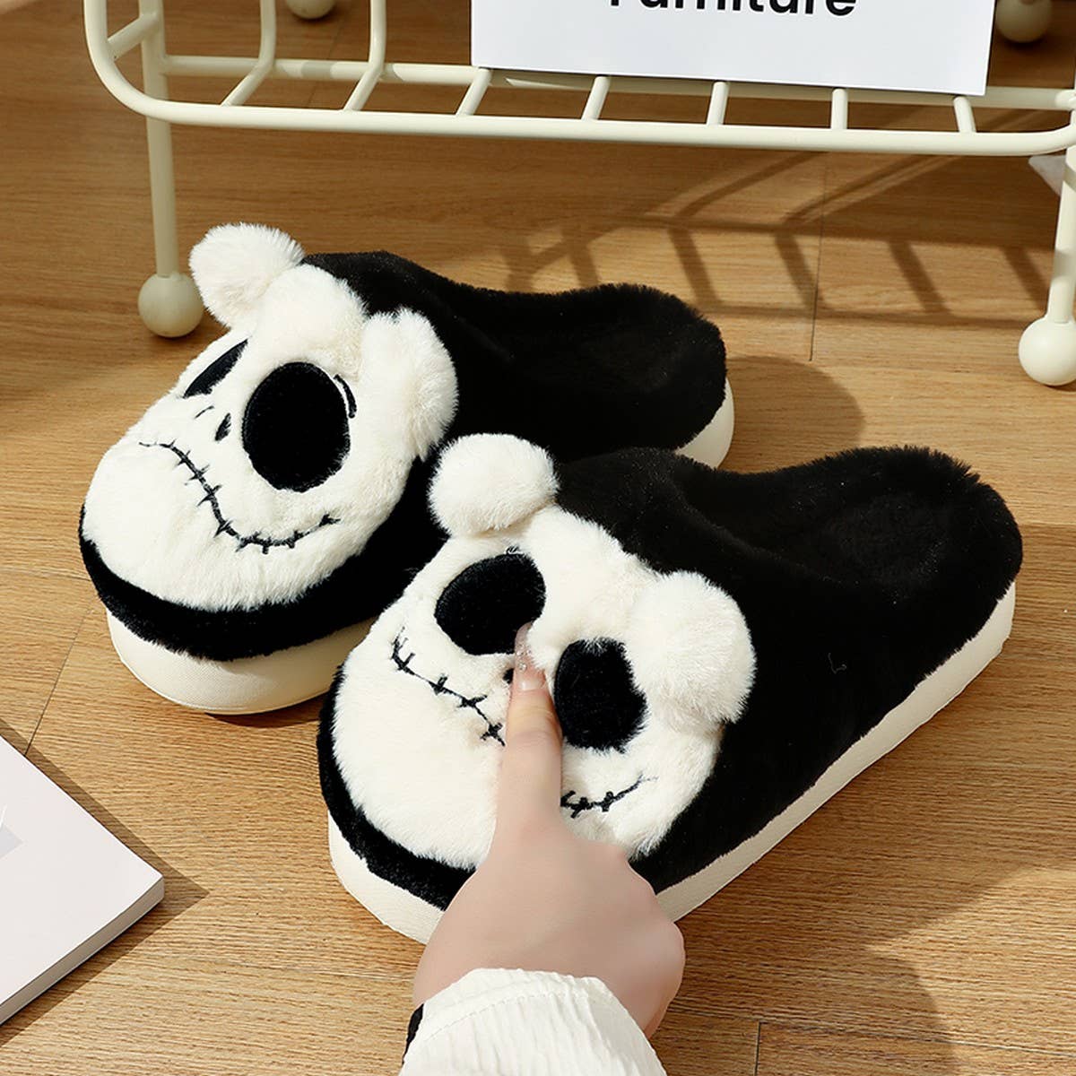 HALLOWEEN SLIPPERS CARTOON ANIMAL HOUSE SLIPPERS