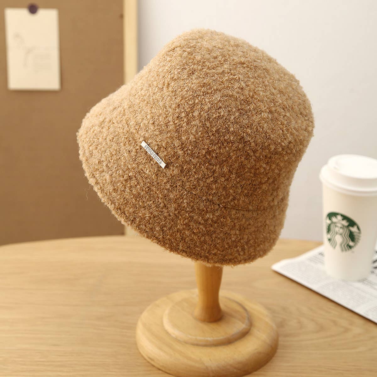 WARM EAR PROTECTION FACE BUCKET HAT_CWAB2851