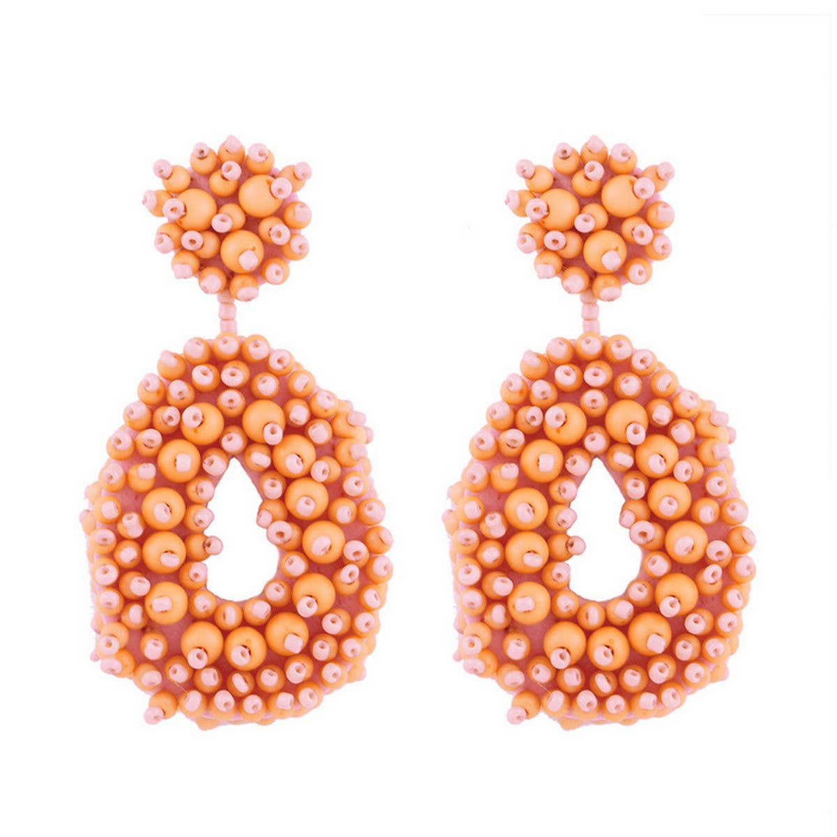 BOHEMIAN WOVEN BEADED EARRINGS_CWAJE0973