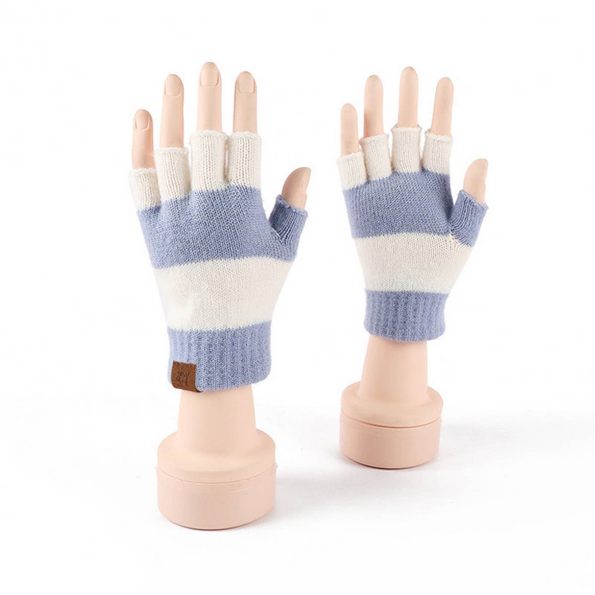 WINTER FINGERLESS KNITTED WARM TOUCHSCREEN GLOVES