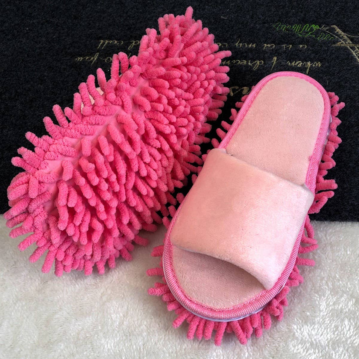 HOUSE CLEANING SLIPPERS FLOOR DUSTING MOP SOCKS