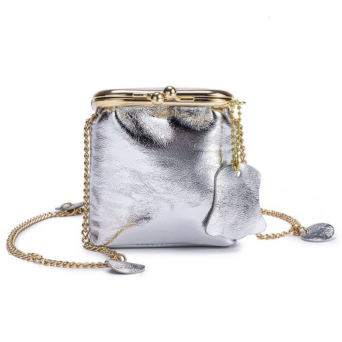 Mini Leather Chain Bag ? Cute Multi-Use Pouch_CUAB00390