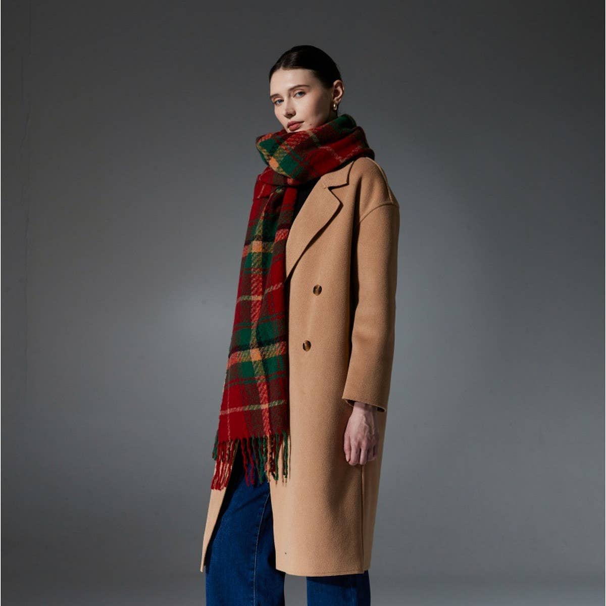 Christmas Plaid Scarf ? Red Green Winter Wrap