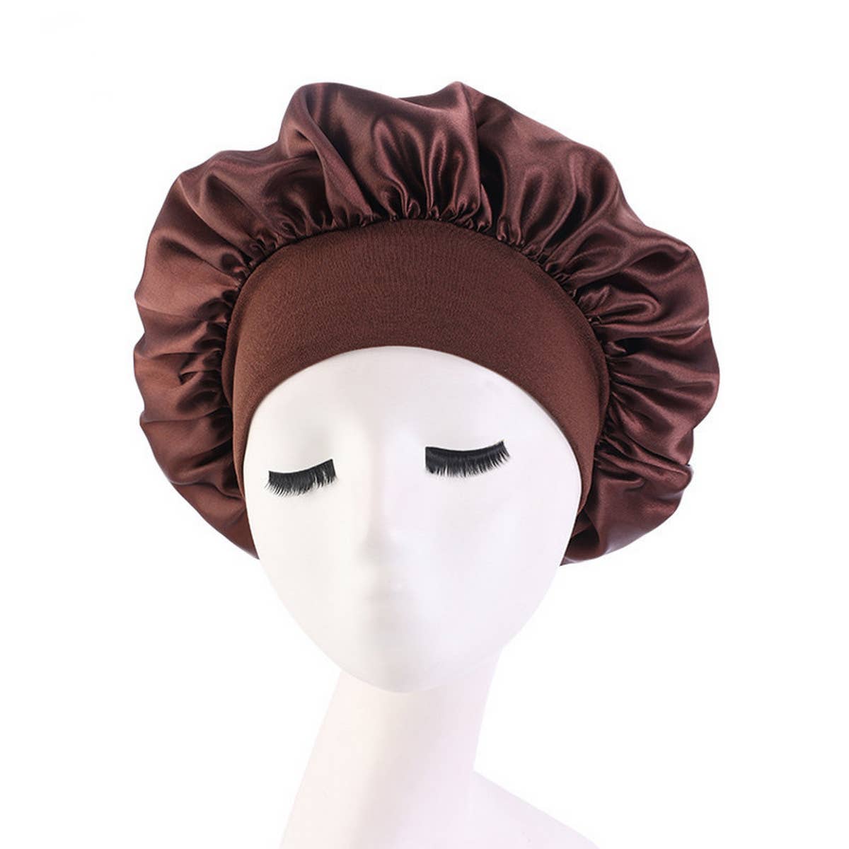 NEW WIDE-BRIMMED NIGHTCAP WITH HEADBAND_CWAH1486