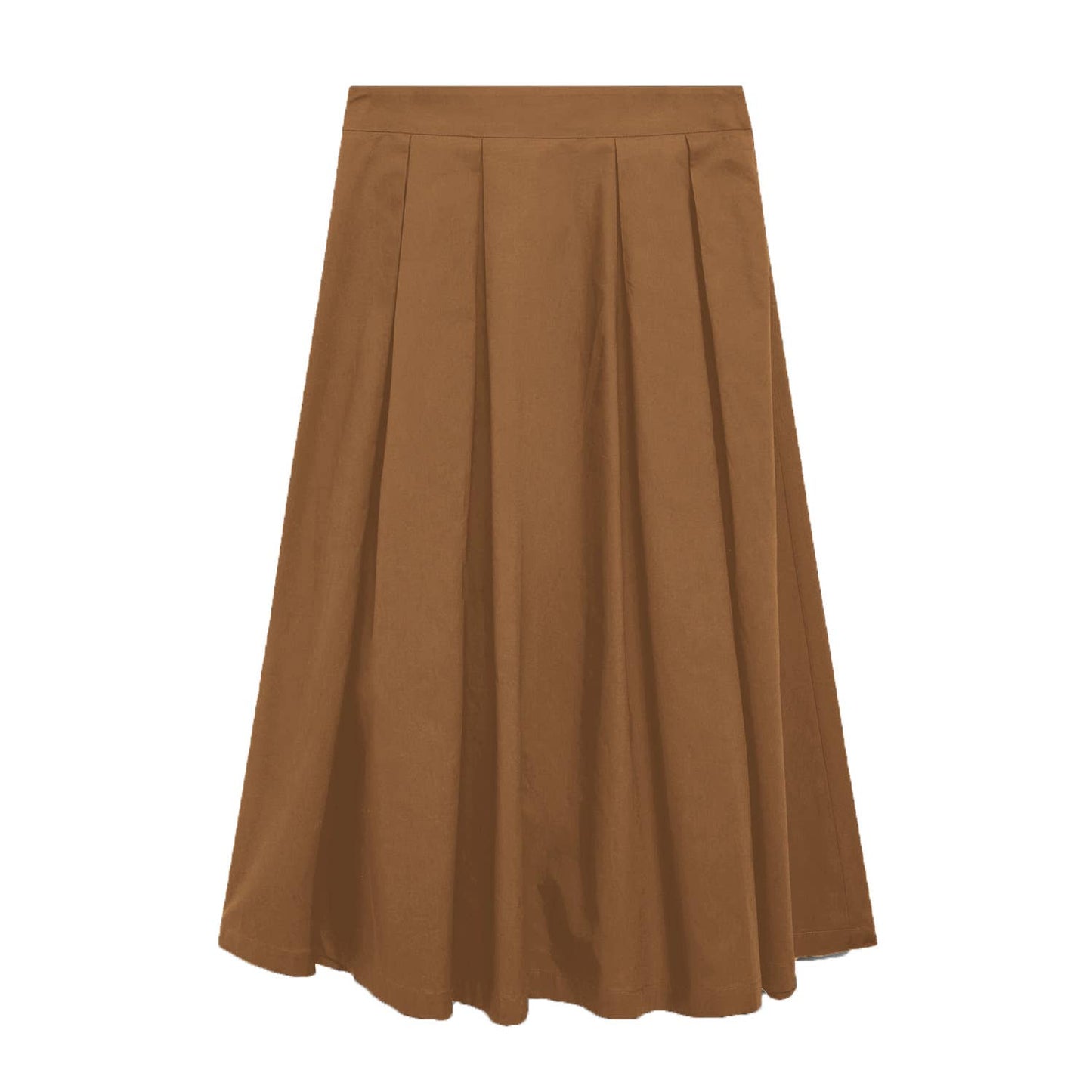 PLEATED SKIRT ELEGANT HIGH-WAISTED ZIPPER SKIRT