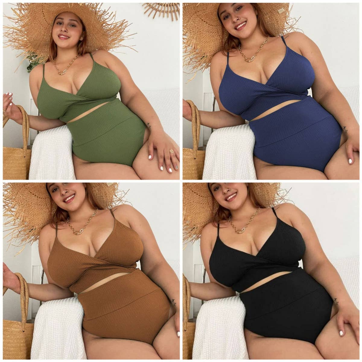 High Waist Sexy Swimwear Plus Size for Women