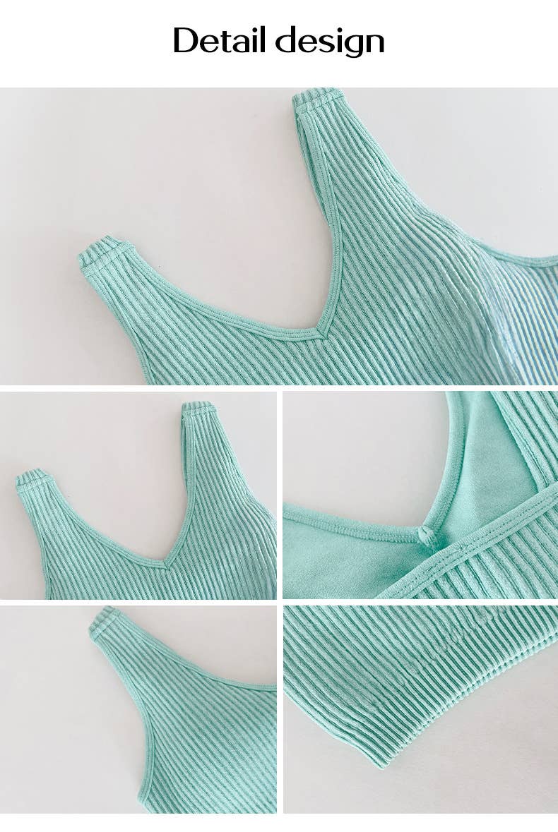 SOLID COLOR ATHLEISURE TANK TOP