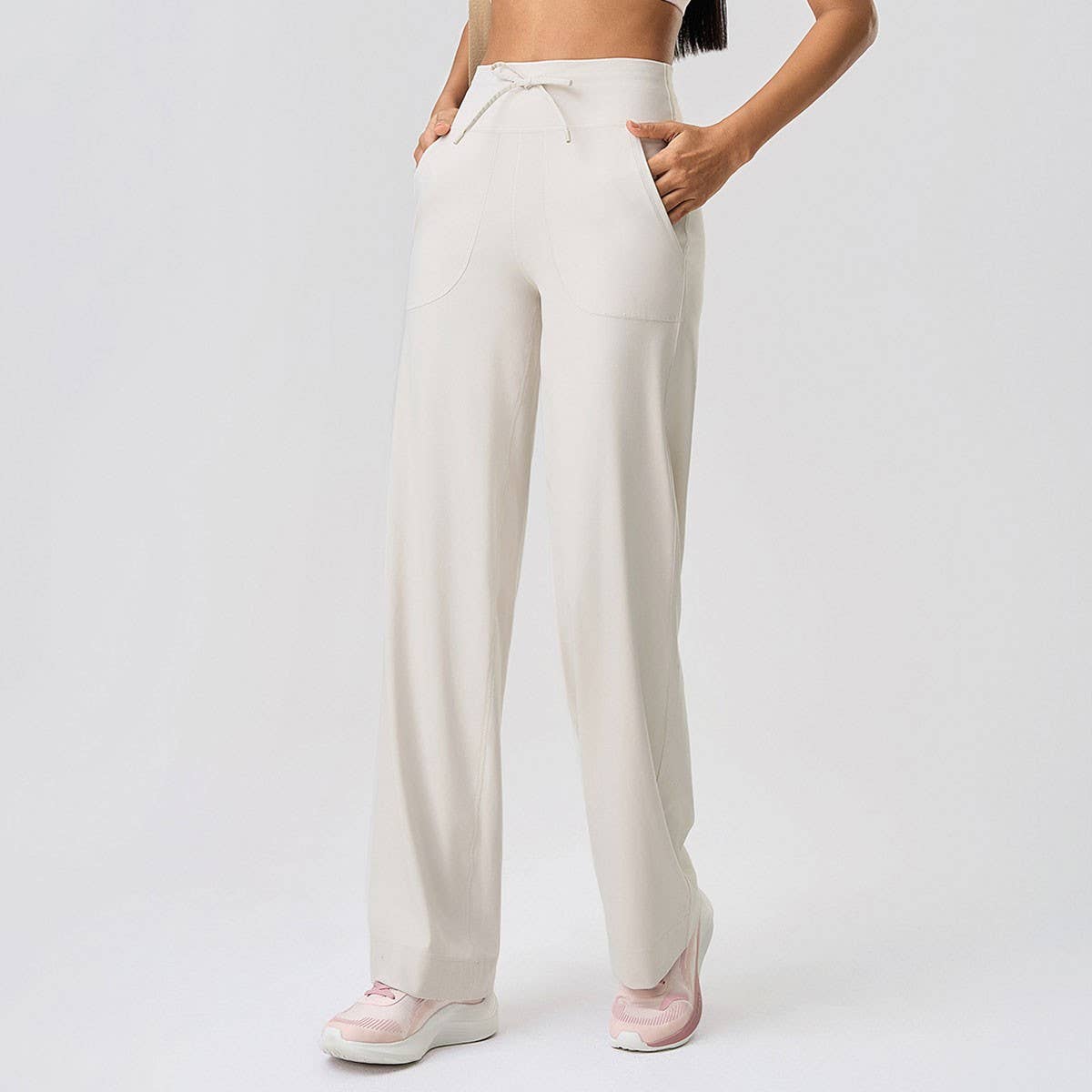 Zero Feel Wide-Leg Yoga Pants with Pockets_CWMM8402