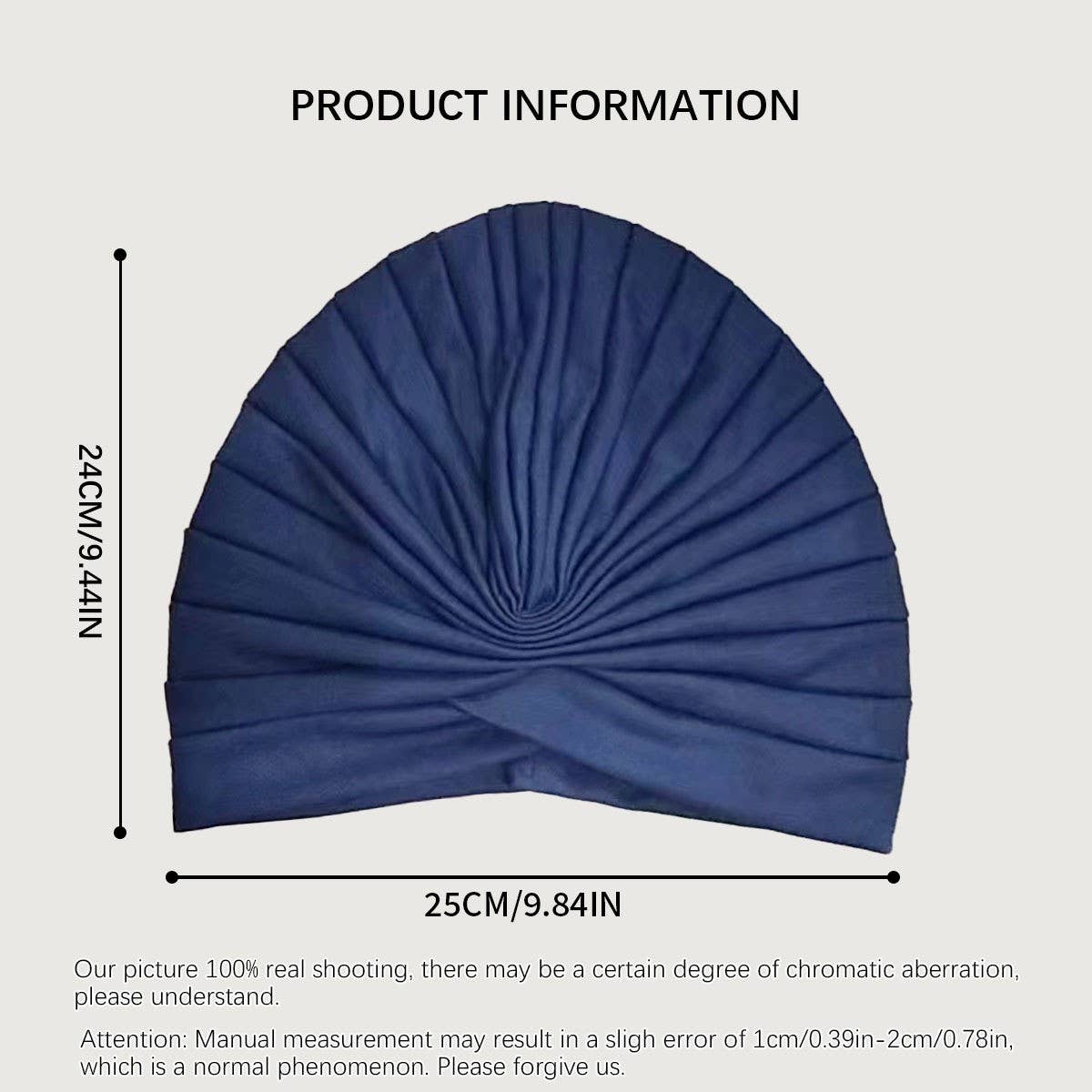 WOMEN'S ETHNIC STYLE PLEATED HEADSCARF