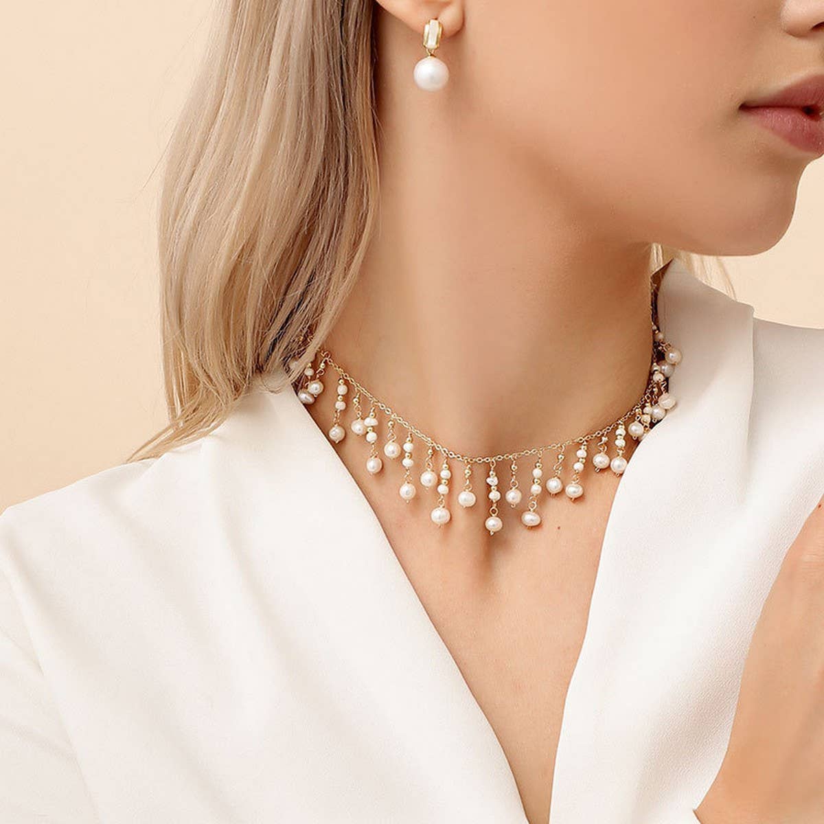 WOMEN'S ALL-MATCH HIGH-END PEARL NECKLACE