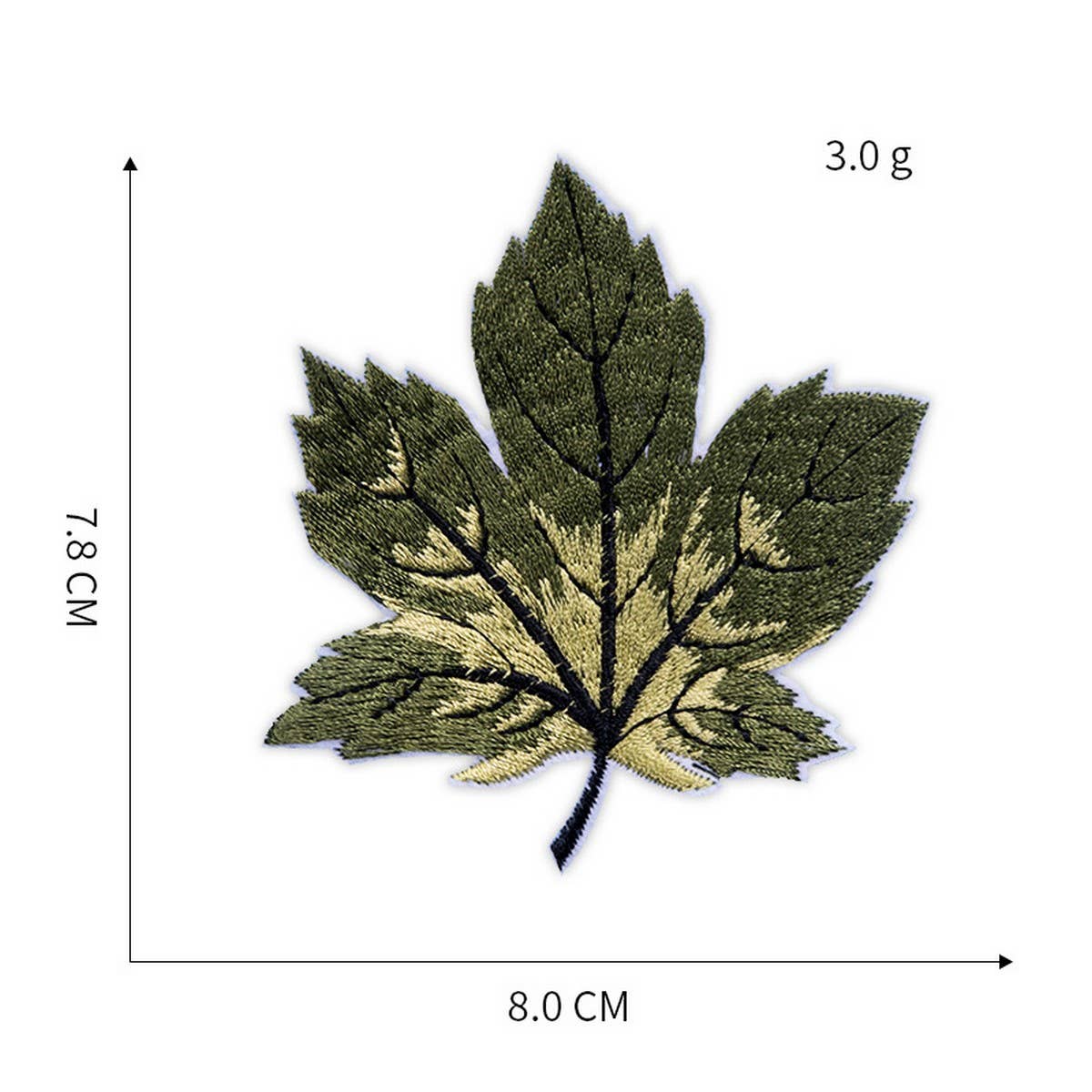 NEW MAPLE LEAF EMBROIDERY CHILDREN'S CLOTH PATCH