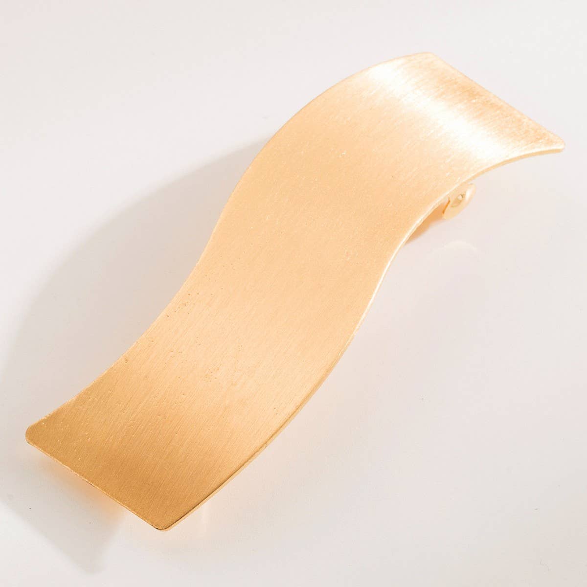 Minimalist Geometric Metal Hair Clip for Women