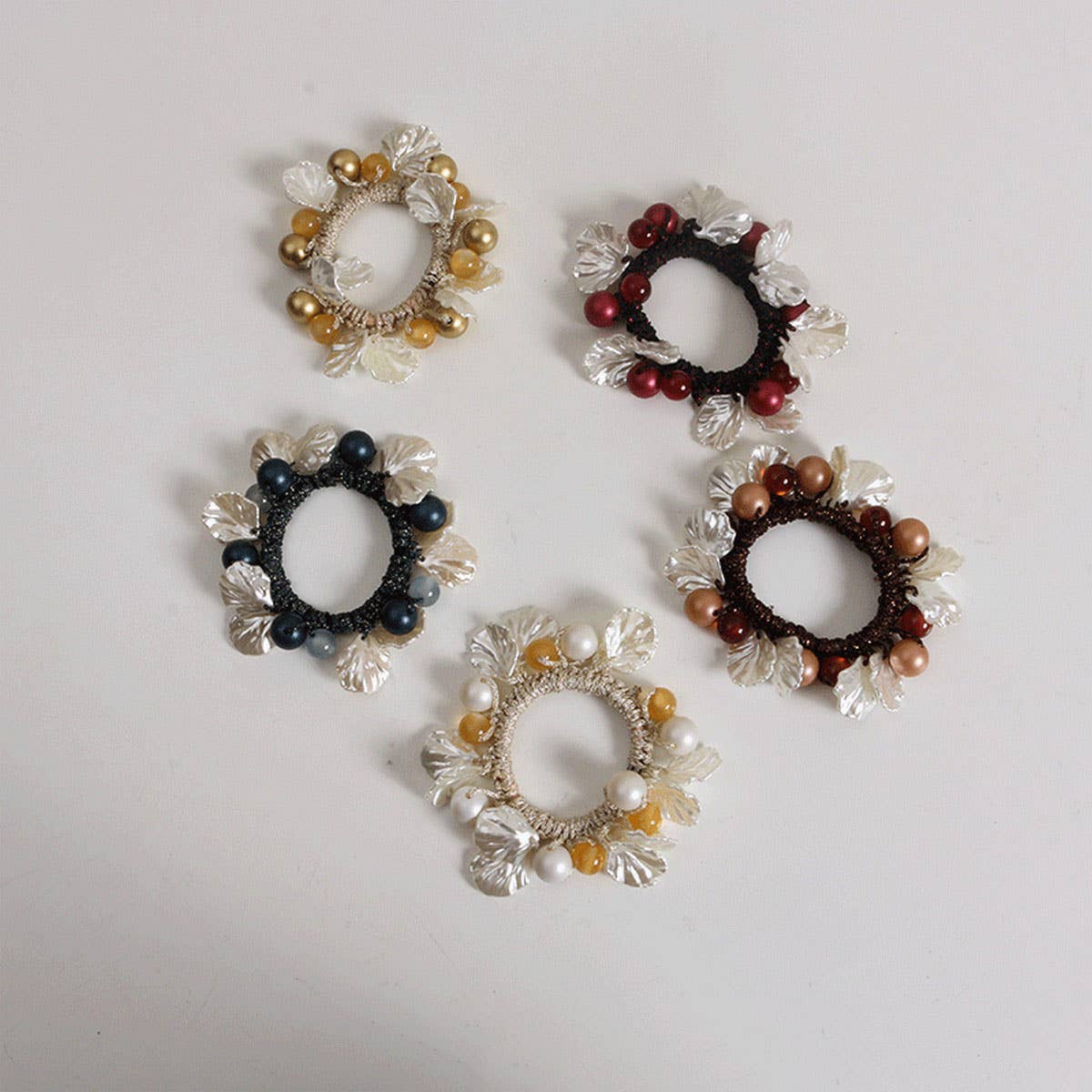 Shell Cat Eye Bead Hair Tie Cute Pearl New Band